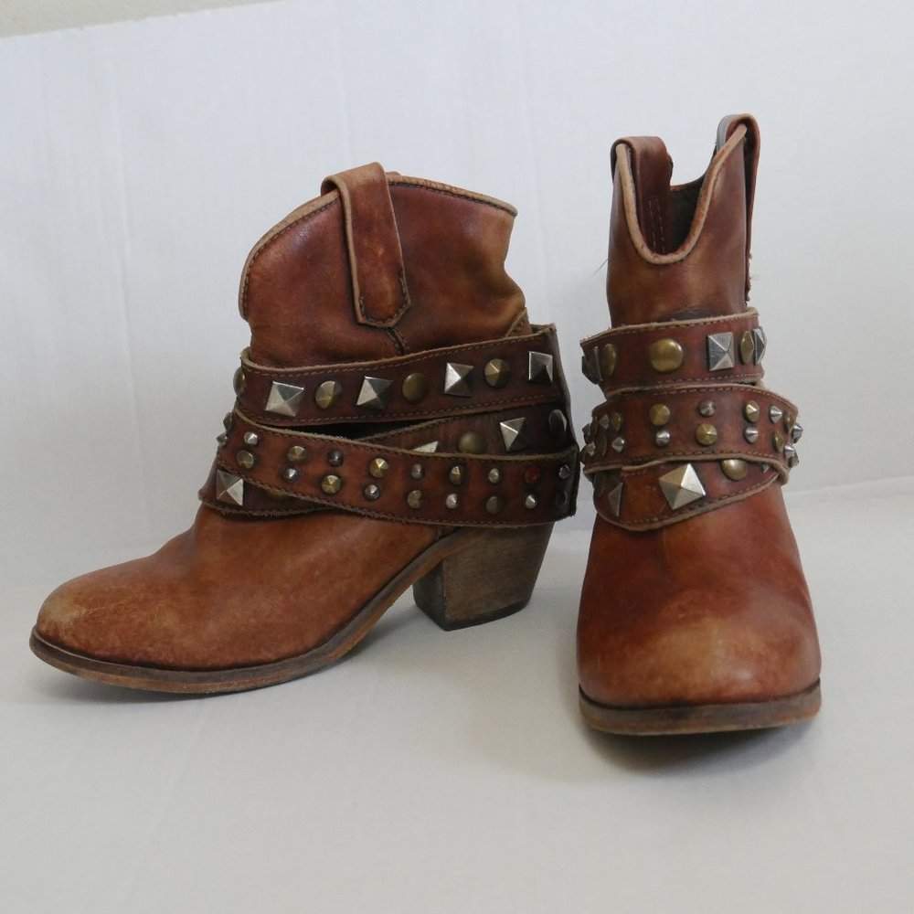 Corral Studded Strap Booties